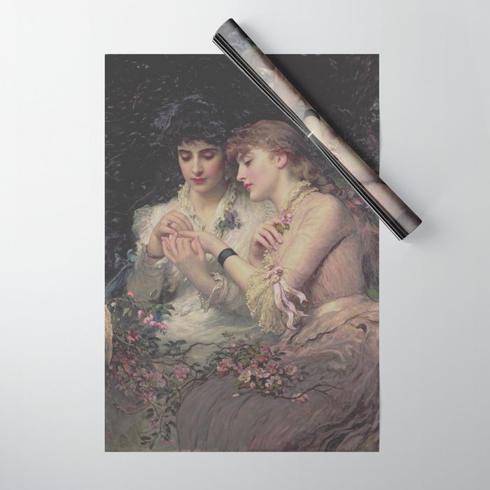 A Thorn Amidst Roses by James Sant 1887 Wrapping Paper Gallery Image 1