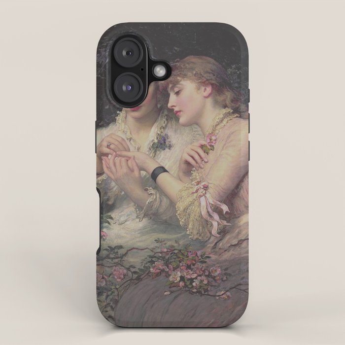 A Thorn Amidst Roses by James Sant 1887 iPhone Case Gallery Image 1