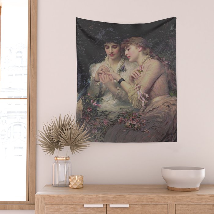 A Thorn Amidst Roses by James Sant 1887 Wall Tapestry Gallery Image 2