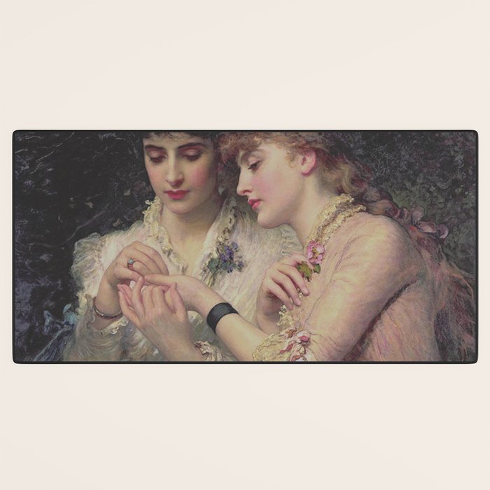 A Thorn Amidst Roses by James Sant 1887 Desk Mat Gallery Image 3