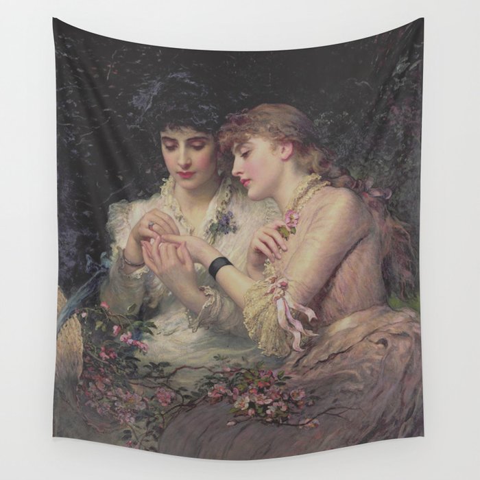A Thorn Amidst Roses by James Sant 1887 Wall Tapestry Gallery Image 1