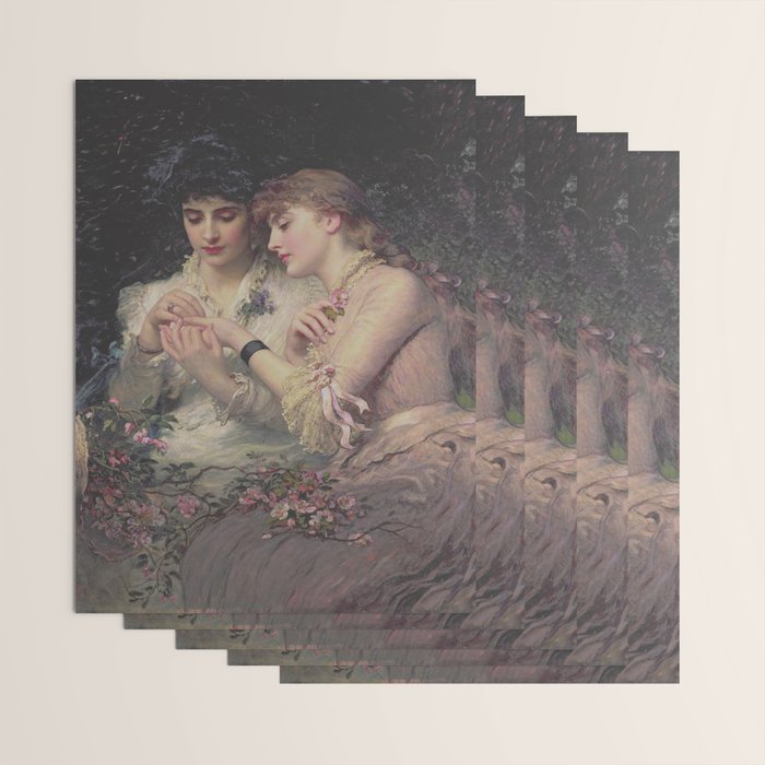 A Thorn Amidst Roses by James Sant 1887 Wrapping Paper Gallery Image 3