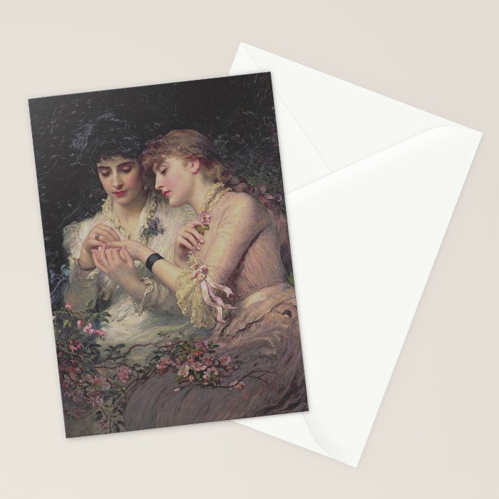A Thorn Amidst Roses by James Sant 1887 Stationery Card Gallery Image 2
