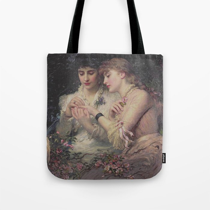 A Thorn Amidst Roses by James Sant 1887 Tote Bag Gallery Image 1