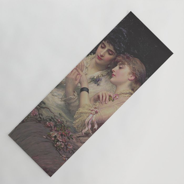 A Thorn Amidst Roses by James Sant 1887 Yoga Mat Gallery Image 1