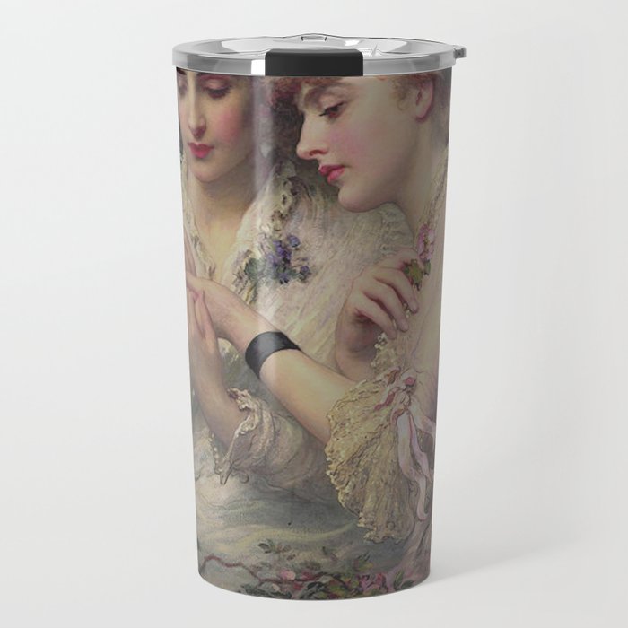 A Thorn Amidst Roses by James Sant 1887 Travel Mug Gallery Image 1