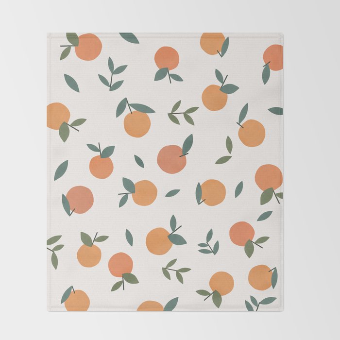 Clementines  Throw Blanket Gallery Image 2