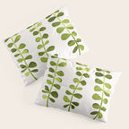 Sweet Sprout Friends - Contemporary Botanical Illustration Pillow Sham Gallery Image 3