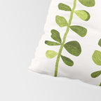 Sweet Sprout Friends - Contemporary Botanical Illustration Pillow Sham Gallery Image 4