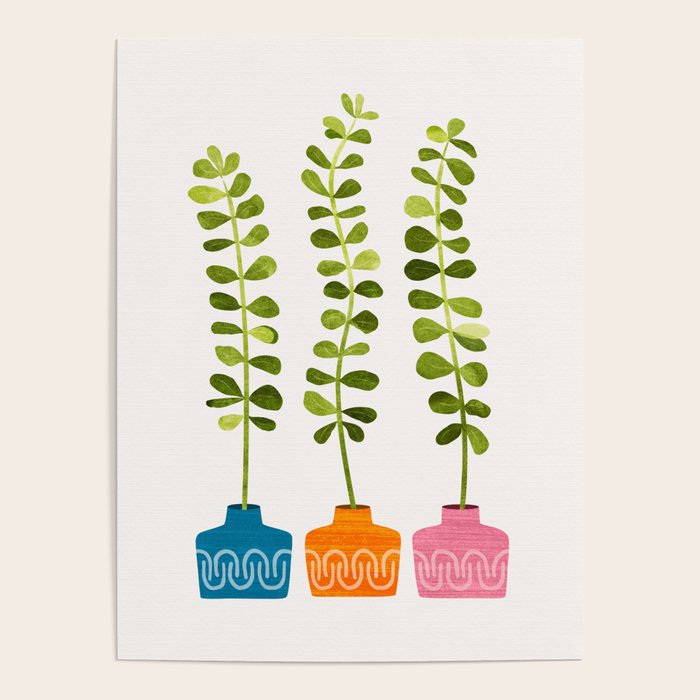 Sweet Sprout Friends - Contemporary Botanical Illustration Poster Gallery Image 4