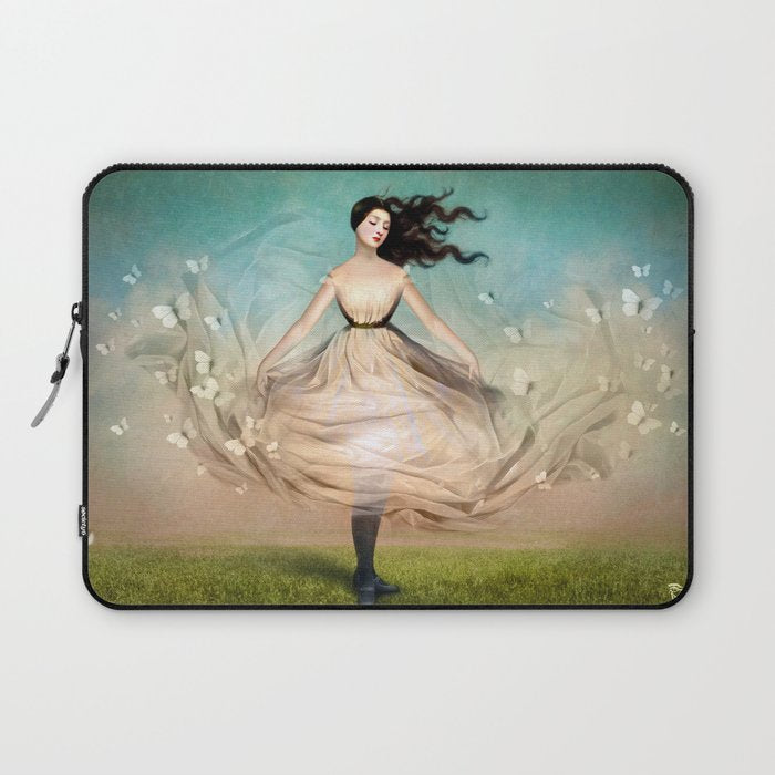 Butterfly Dress Laptop Sleeve Gallery Image 1