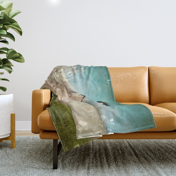 Butterfly Dress Throw Blanket Gallery Image 1