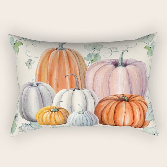 Pumpkin Patch Rectangular Pillow Gallery Image 2