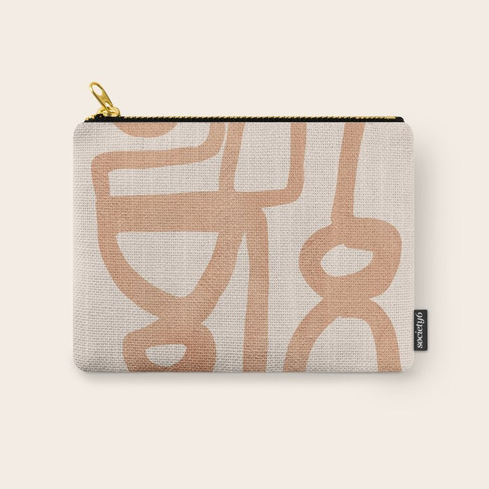 Abstract Minimal Shapes 80 Carry All Pouch Gallery Image 1