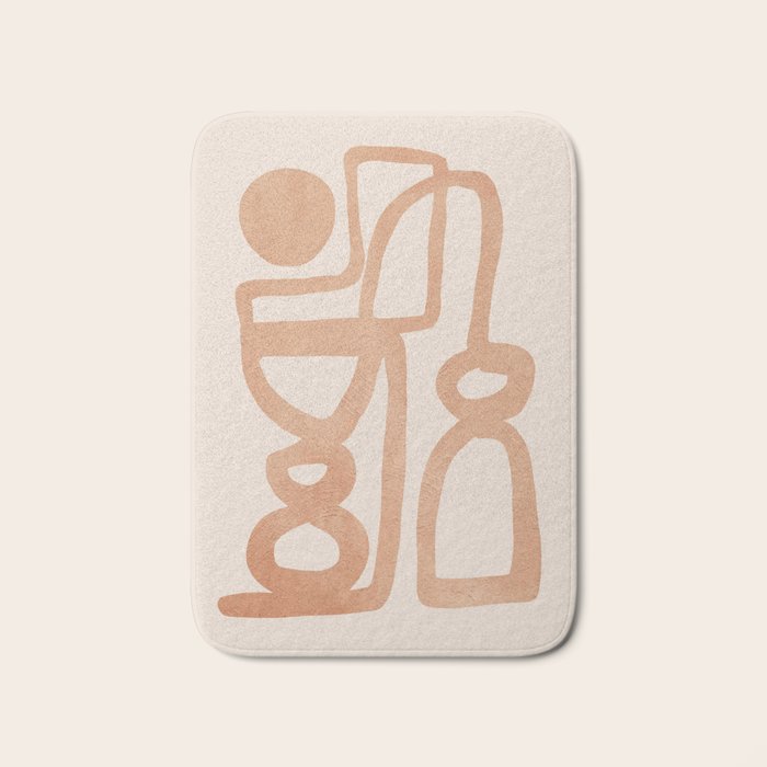 Abstract Minimal Shapes 80 Bath Mat Gallery Image 1