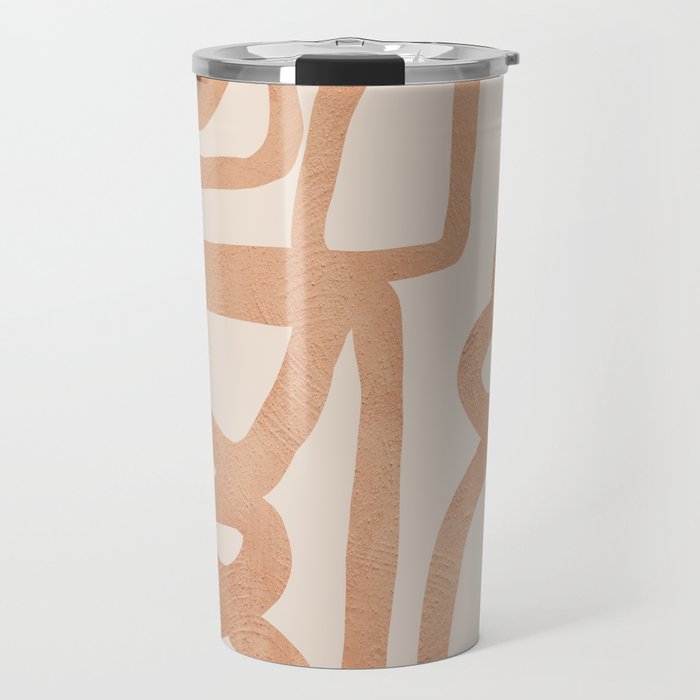 Abstract Minimal Shapes 80 Travel Mug Gallery Image 1