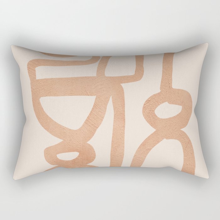 Abstract Minimal Shapes 80 Rectangular Pillow Gallery Image 1