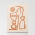 Abstract Minimal Shapes 80 Stationery Card Gallery Image 2