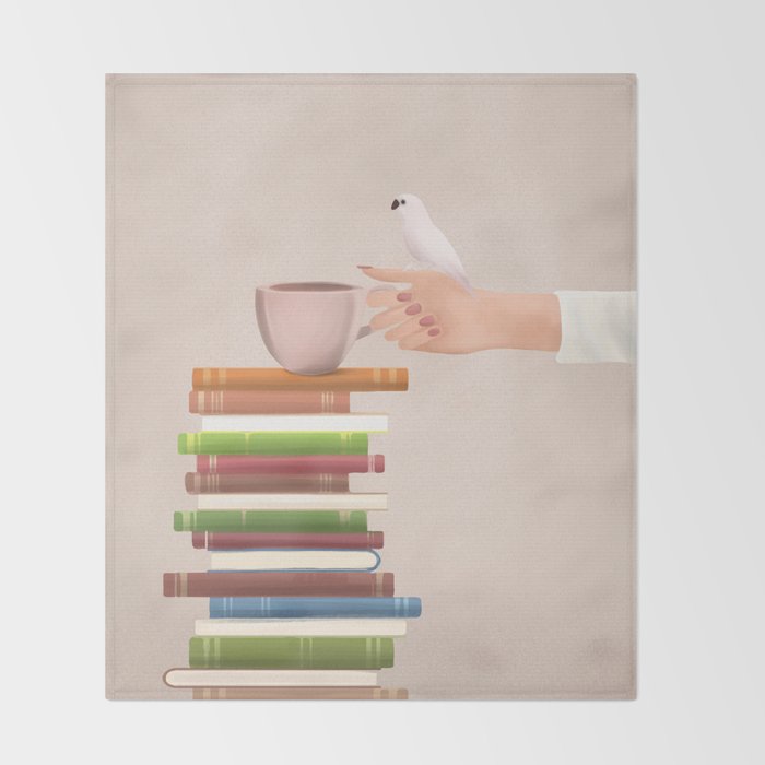 Good Read 02 Throw Blanket Gallery Image 2