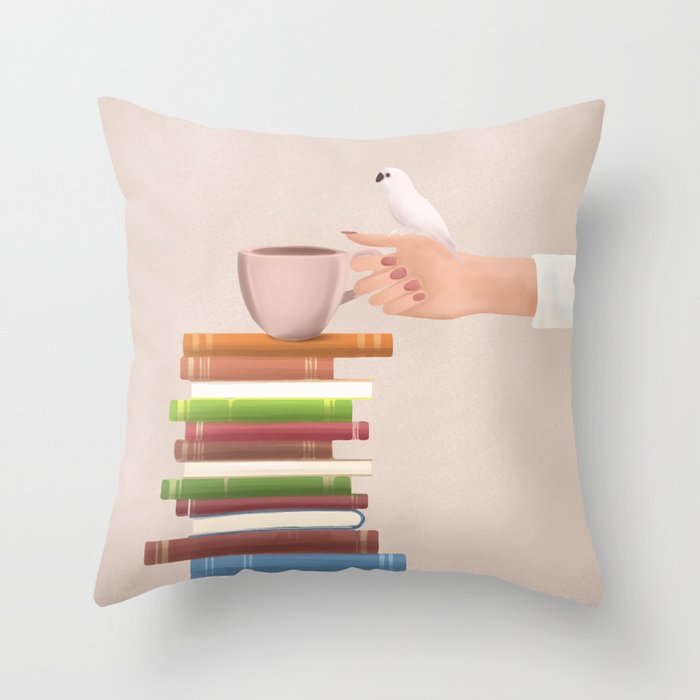 Good Read 02 Throw Pillow Gallery Image 6