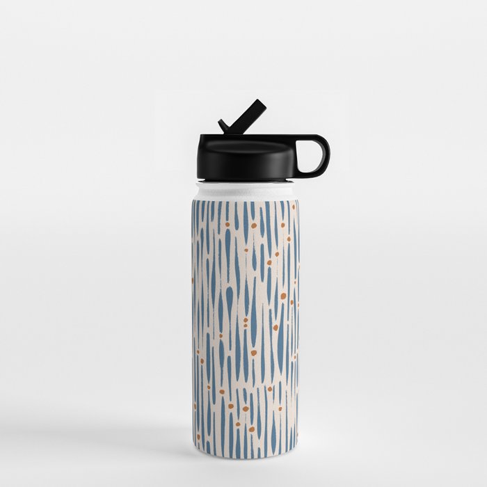 Simple Hand Drawn Pattern #15 Water Bottle Gallery Image 1