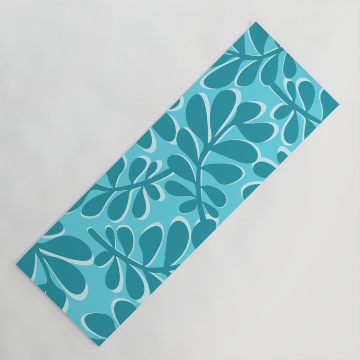 Turquoise Forest Yoga Mat Gallery Image 1