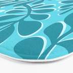 Turquoise Forest Bath Mat Gallery Image 3