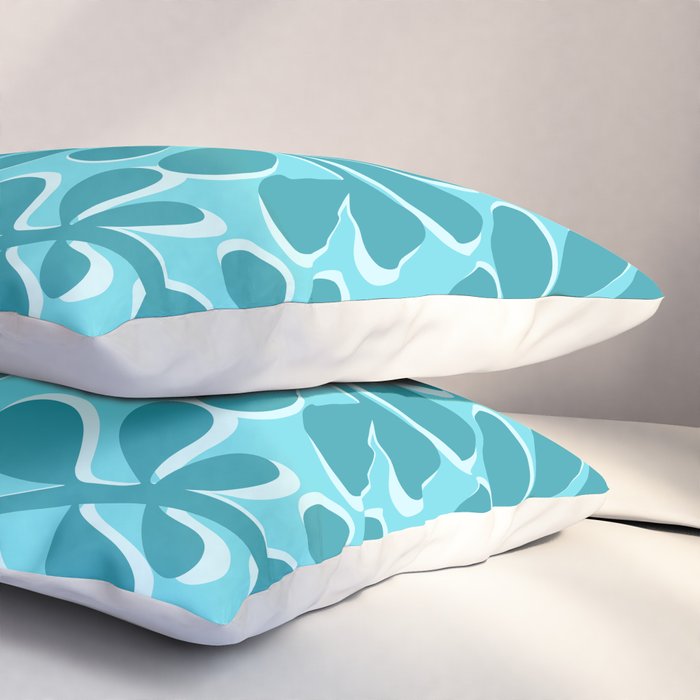Turquoise Forest Pillow Sham Gallery Image 3
