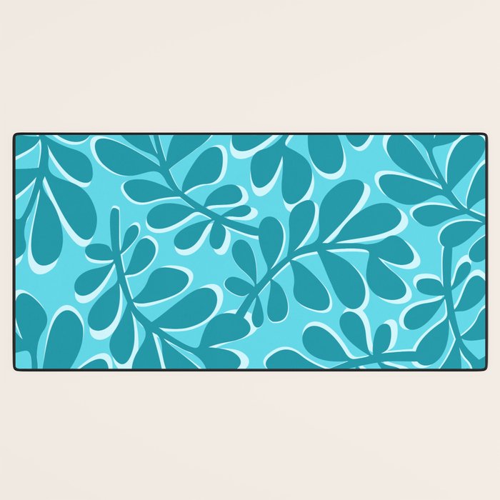 Turquoise Forest Desk Mat Gallery Image 3