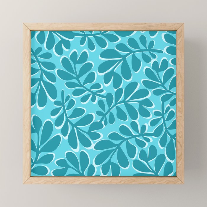 Turquoise Forest Mini Art Print Gallery Image 1