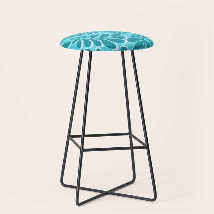 Turquoise Forest Stool Gallery Image 1