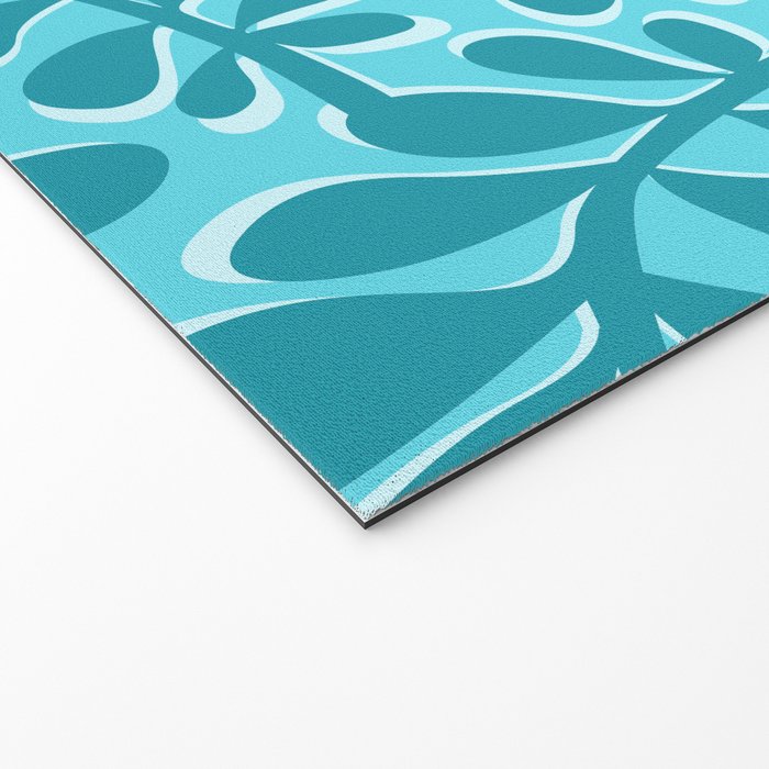Turquoise Forest Welcome Mat Gallery Image 2