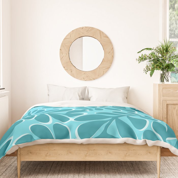 Turquoise Forest Duvet Cover Gallery Image 3