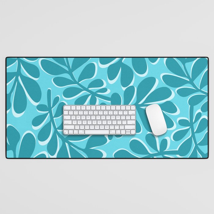 Turquoise Forest Desk Mat Gallery Image 1