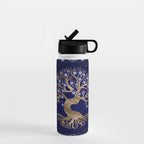 Tree of Life Evil Eye Ornament Water Bottle Gallery Image 1