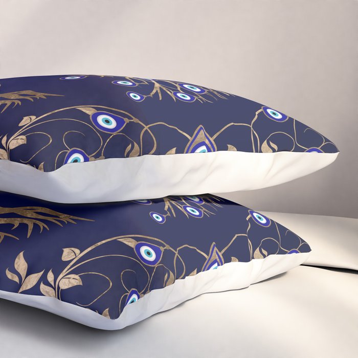 Tree of Life Evil Eye Ornament Pillow Sham Gallery Image 3