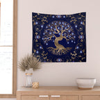 Tree of Life Evil Eye Ornament Wall Tapestry Gallery Image 2