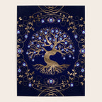 Tree of Life Evil Eye Ornament Poster Gallery Image 4