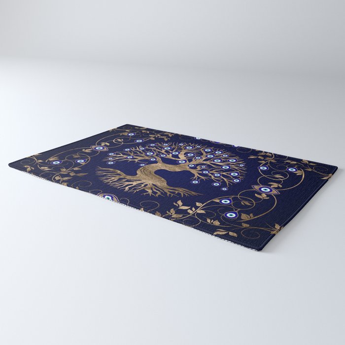 Tree of Life Evil Eye Ornament Rug Gallery Image 3