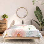 Sweet Pink Blooms (Floral 02) Comforter Gallery Image 3
