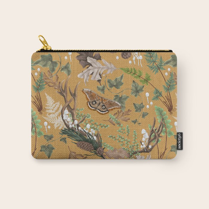 Bohemian Leafy Forest Carry All Pouch Gallery Image 1