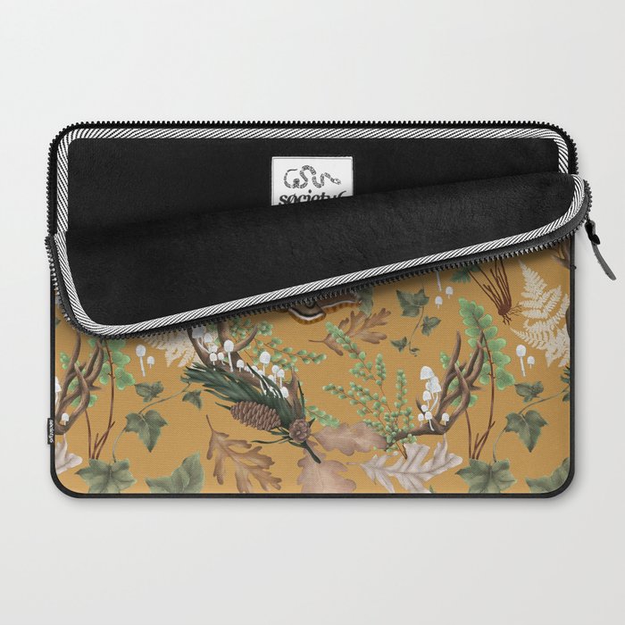 Bohemian Leafy Forest Laptop Sleeve Gallery Image 2