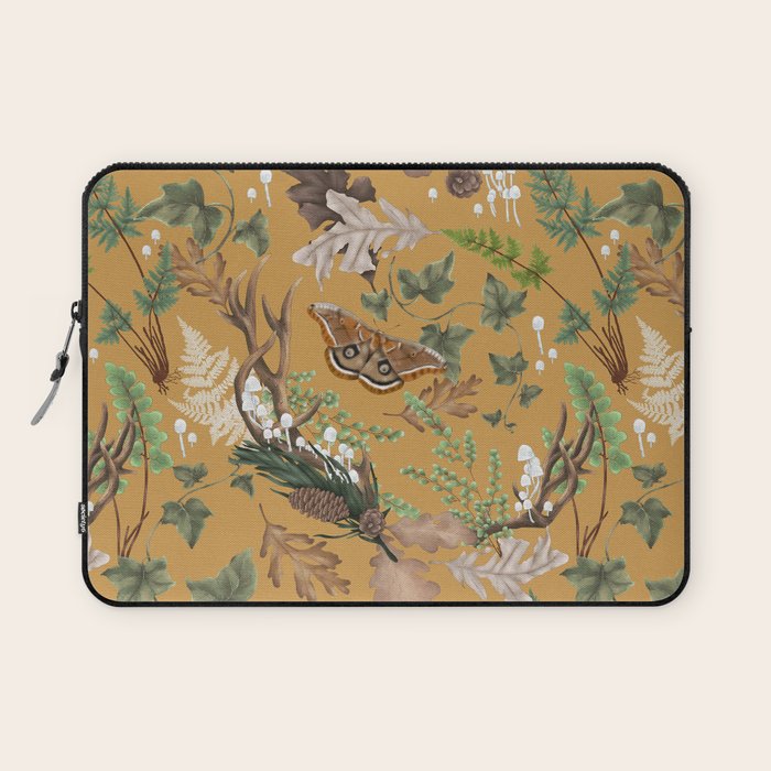 Bohemian Leafy Forest Laptop Sleeve Gallery Image 1