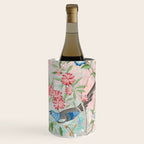 Chinoiserie Magpie Blooming Peony Botanical Garden Wine Chiller Gallery Image 1