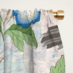Chinoiserie Magpie Blooming Peony Botanical Garden Window Curtain Gallery Image 2