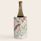 Chinoiserie Magpie Blooming Peony Botanical Garden Wine Chiller Gallery Image 3