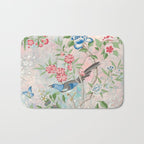 Chinoiserie Magpie Blooming Peony Botanical Garden Bath Mat Gallery Image 1