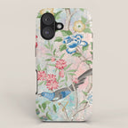 Chinoiserie Magpie Blooming Peony Botanical Garden iPhone Case Gallery Image 1
