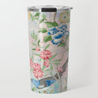 Chinoiserie Magpie Blooming Peony Botanical Garden Travel Mug Gallery Image 1