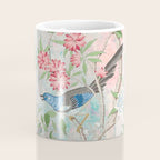Chinoiserie Magpie Blooming Peony Botanical Garden Coffee Mug Gallery Image 4